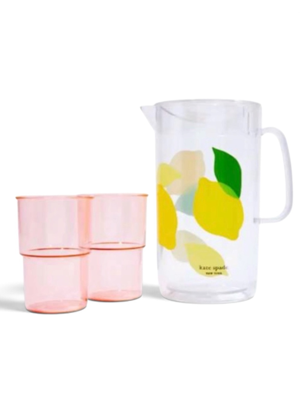 kate spade Citrus Pitcher & Cups Set NEW